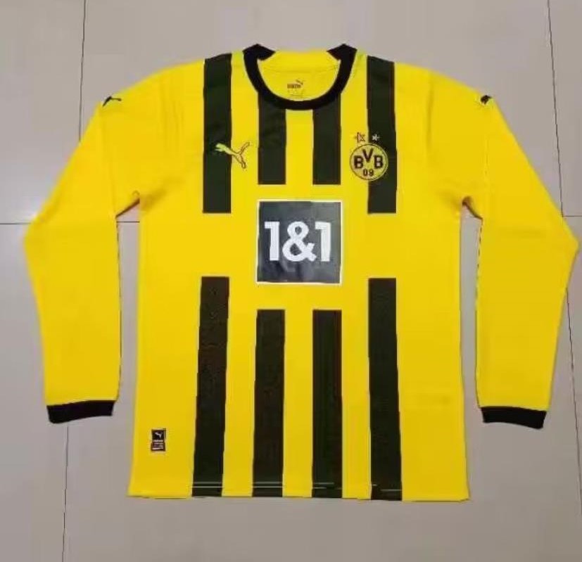AAA Quality Dortmund 22/23 Home Long Soccer Jersey